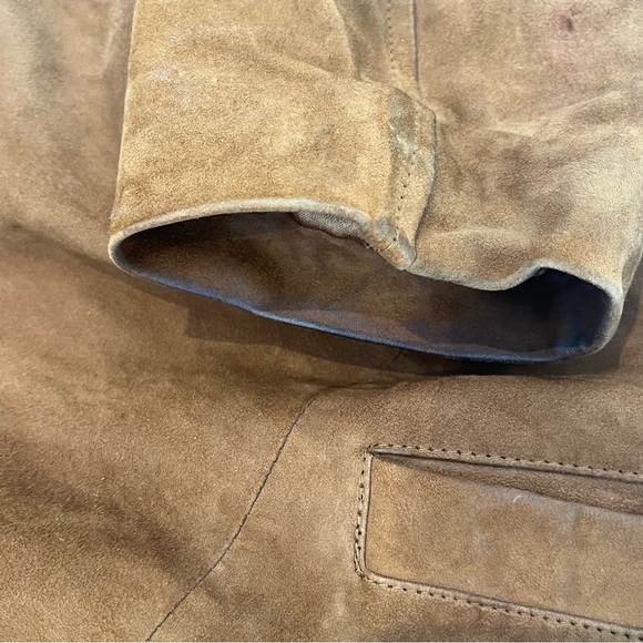 Men’s Stanley’s brown real suede leather jacket - Picture 4 of 6